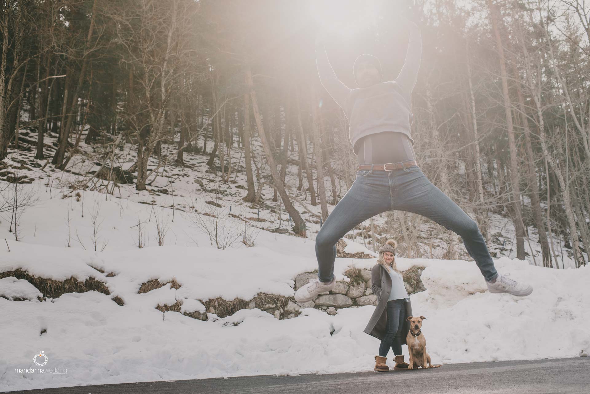 Preboda en la nieve en el Pirineo | Mandarina Wedding